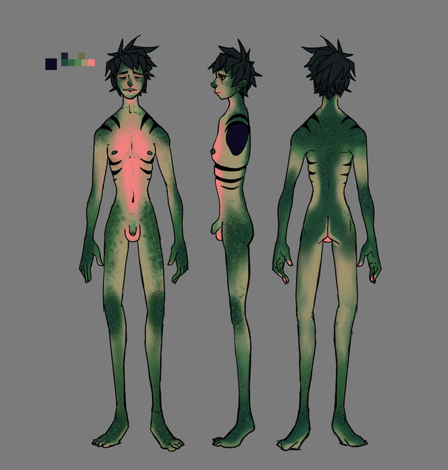 Warm skinned Warlock