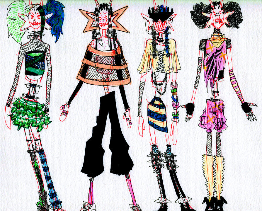 Grey demon fashion 1