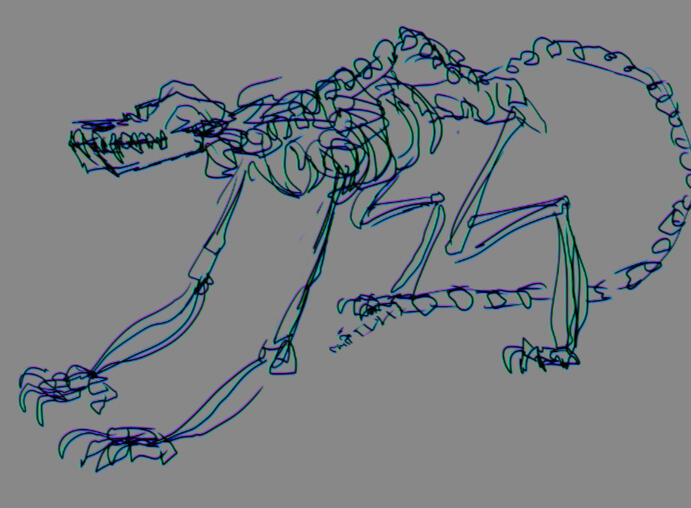 Werewolf Skeleton